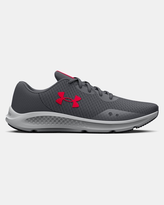 Men's UA Charged Pursuit 3 Running Shoes in Gray image number 0